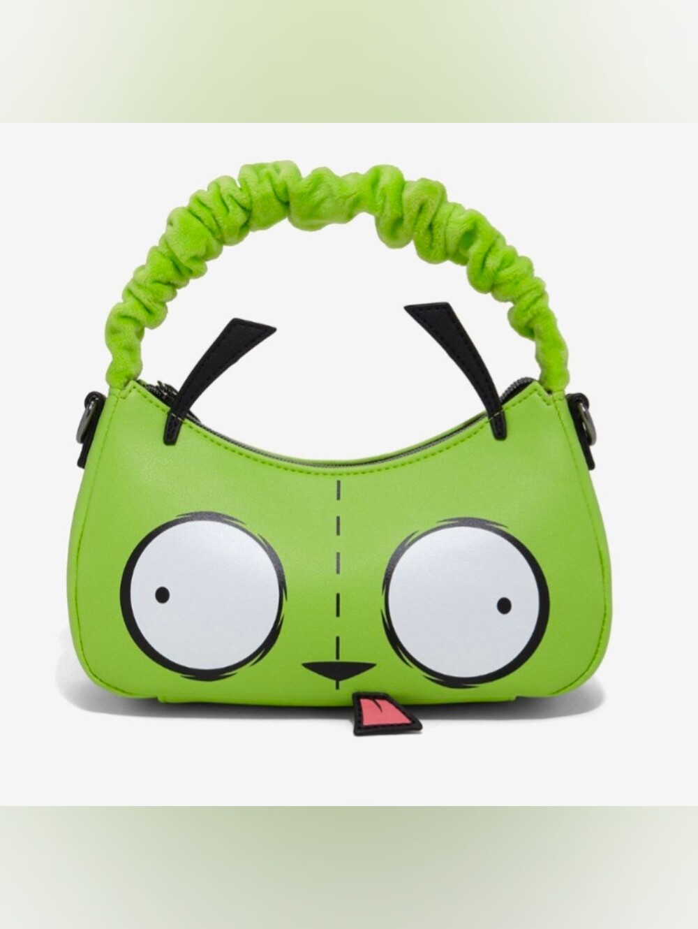 Loungefly Invader Zim GIR Fuzzy Handle Handbag Crossbody Bag Purse New!
